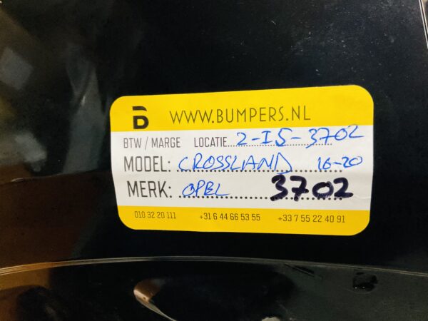 Bumper OPEL CROSSLAND X  2017-2019  Voorbumper 2-i5-3702Z