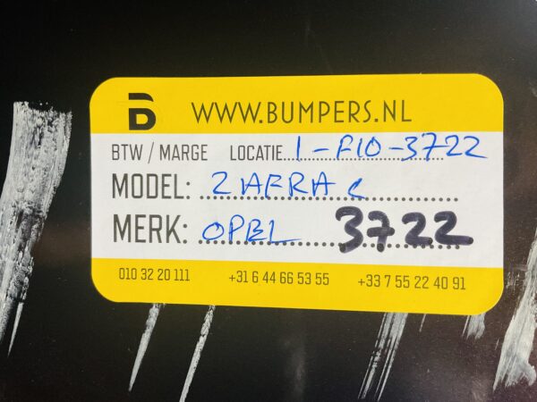 Bumper OPEL ZAFIRA C Achterbumper 1-F10-3722Z