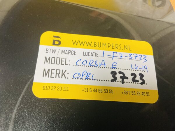 Bumper OPEL CORSA E 2014-2019 39002839  Achterbumper 1-F7-3723Z