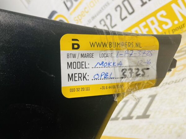 Bumper OPEL MOKKA 2012-2016 95365611 Achterbumper 1-F7-3725Z