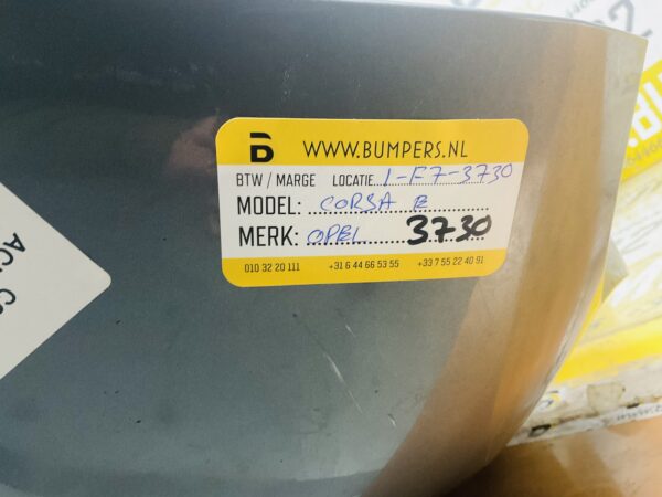 Bumper OPEL CORSA E 2014-2019 13399563 Achterbumper 1-F7-3730Z