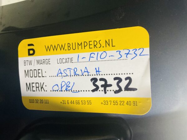 Bumper OPEL ASTRA H 2004-2006 13188705 Achterbumper 1-F10-3732Z