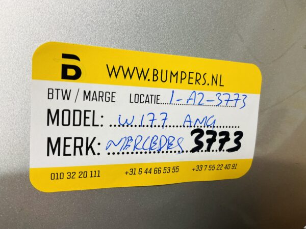 BUMPER MERCEDES A KLASSE W177 AMG A35 2019-2022 VOORBUMPER 1-A2-3773Z