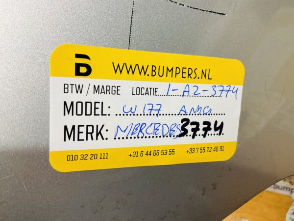 BUMPER MERCEDES A KLASSE W177 AMG 2019-2022 VOORBUMPER 1-A2-3774Z
