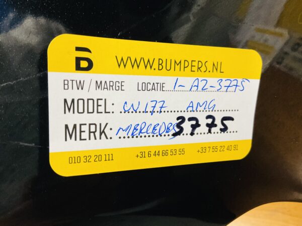 BUMPER MERCEDES A KLASSE W177 AMG 2019-2022 VOORBUMPER 1-A2-3775Z