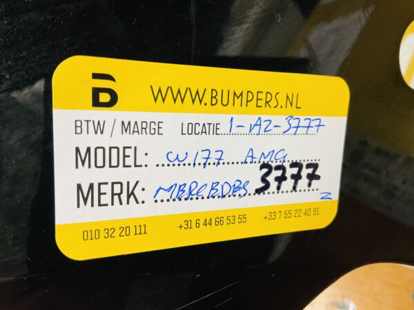 BUMPER MERCEDES A KLASSE W177 AMG 2019-2022 VOORBUMPER 1-A2-3777Z
