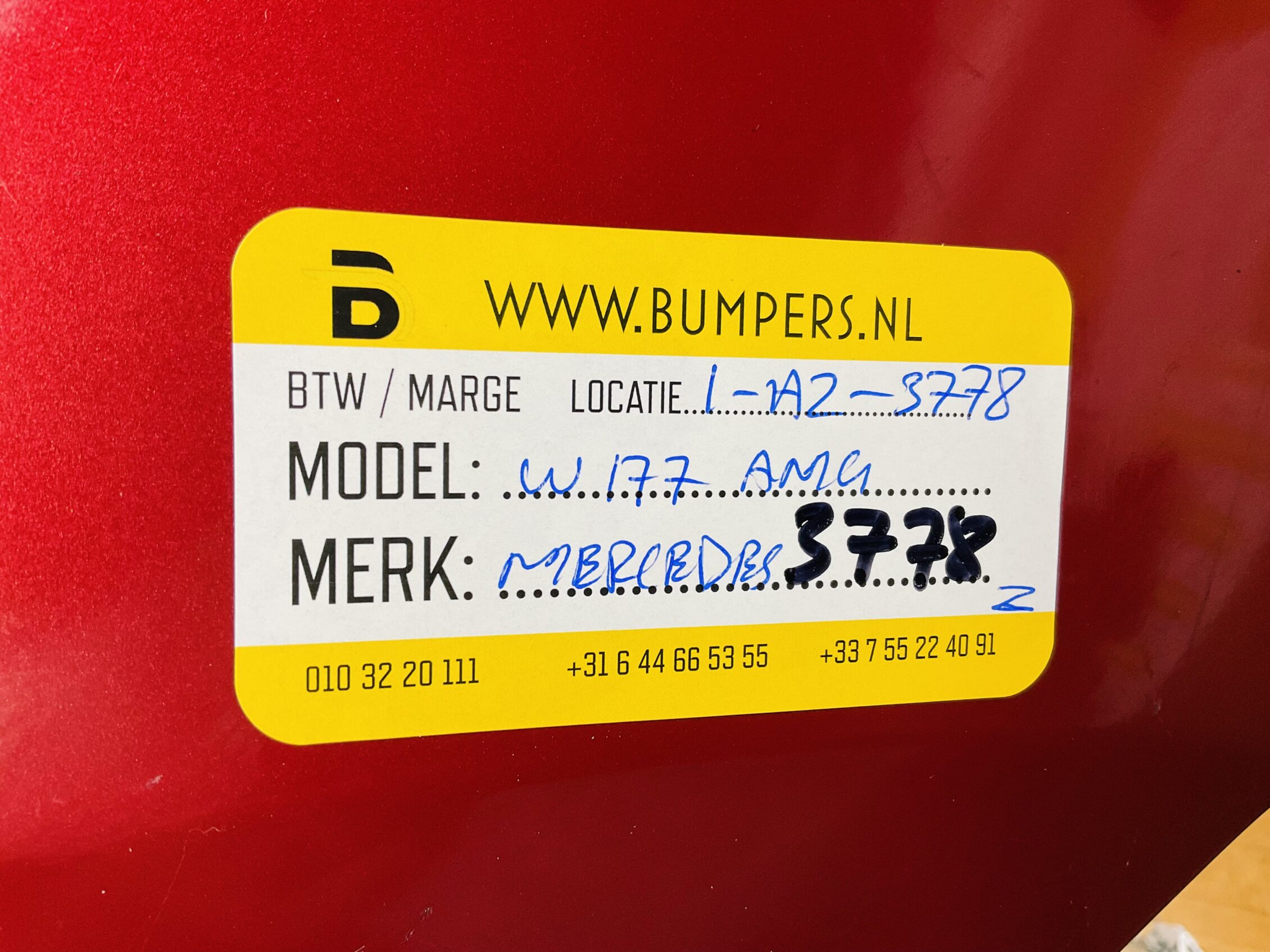 BUMPER MERCEDES A KLASSE W177 AMG 2019-2022 VOORBUMPER 1-A7-3778Z