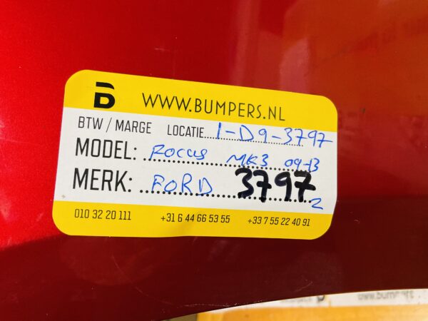 BUMPER FORD FOCUS MK3  2009-2013 VOORBUMPER 1-D9-3797Z