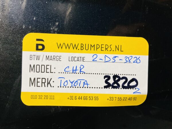 BUMPER TOYOTA CHR  C-HR   VOORBUMPER 2-D5-3820Z