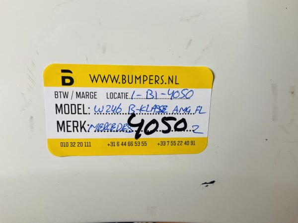 BUMPER MERCEDES B KLASSE W246 AMG FACELIFT 2016-2019 VOORBUMPER 1-A5-4036Z