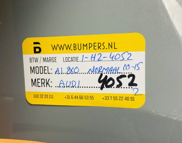 BUMPER AUDI A1 8XA SLINE S-LINE  2015-2019 VOORBUMPER 1-H2-4052Z