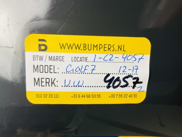 BUMPER VOLKSWAGEN GOLF 7  2012-2017 VOORBUMPER 1-C2-4057Z