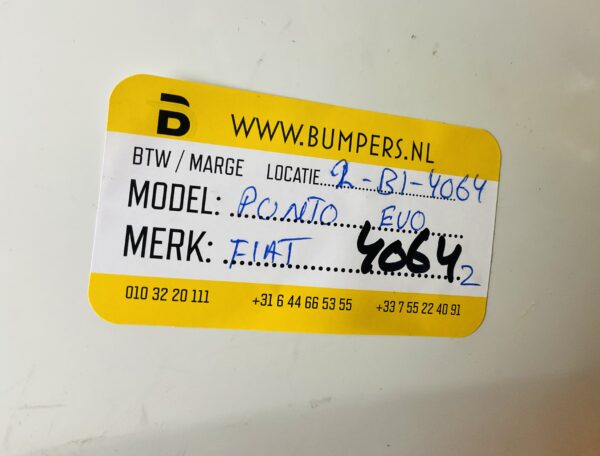 BUMPER FIAT PUNTO EVO VOORBUMPER 2-B1-4064Z