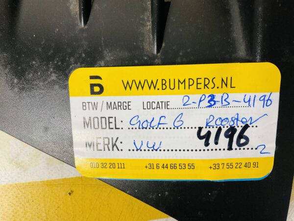 Rooster Volkswagen Golf 6 Rooster 2-P3B-4196z