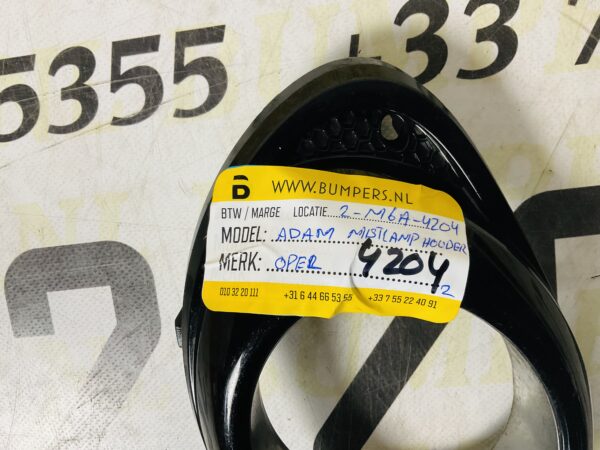 Mistlamp Houder Opel Adam 13355286 Rechts 2-M6A-4204z