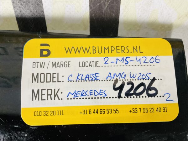 Bumperlip  Mercedes C Klasse W205 AMG 2014-2017 Bumper Lip2-P5-4206z