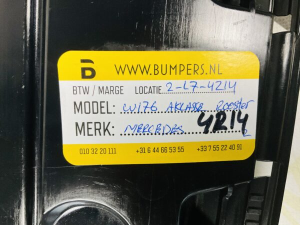 Bumper Mercedes A Klasse W176 Bumper Houder Rooster 2-L7-4214z
