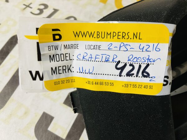 Rooster Volkswagen Crafter Bumper Rooster 2-P5-4216z