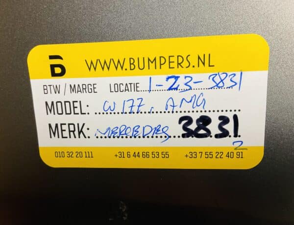 BUMPER MERCEDES A KLASSE W177 AMG 2019-2022 A35 VOORBUMPER 1-Z3-3831Z