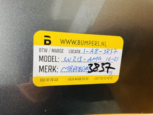 BUMPER MERCEDES E KLASSE W213  AMG 2016-2021 VOORBUMPER 1-A8-3837Z