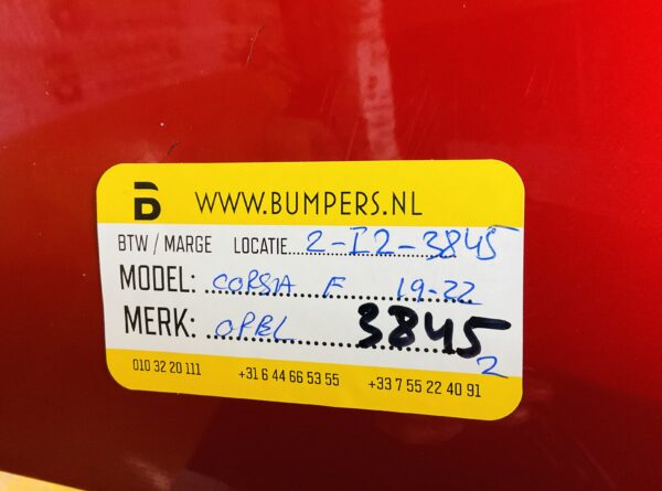 BUMPER OPEL CORSA F  2019-2022 VOORBUMPER 2-I2-3845Z