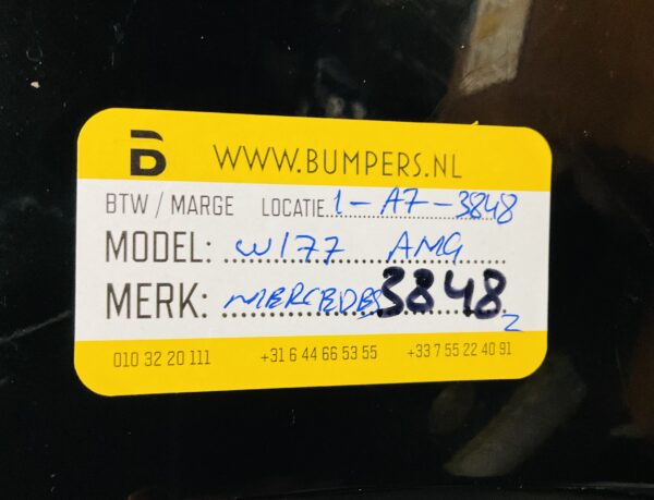 BUMPER MERCEDES A KLASSE W177 AMG 2019-2022  A35  VOORBUMPER 1-A7-3848Z