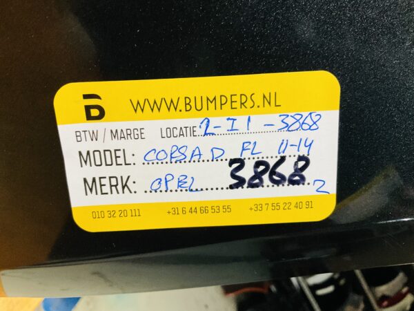 BUMPER OPEL CORSA D FACELIFT 2011-2014 VOORBUMPER 2-I1-3868Z