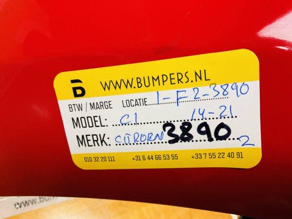 BUMPER CITROEN C1 2014-2021 VOORBUMPER 1-F2-3890Z