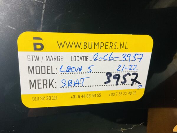 BUMPER SEAT LEON 5FA FR 2022-2023 VOORBUMPER 2-C6-3957Z
