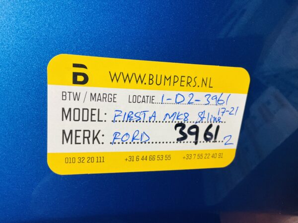 BUMPER FORD FIESTA MK8 STLINE  2017-2021 VOORBUMPER 1-D2-3961Z
