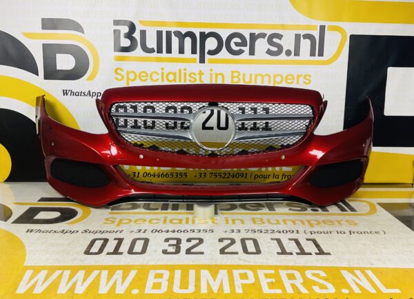 BUMPER MERCEDES C KLASSE W205 NORMAAL 2014-2017  VOORBUMPER 1-A9-3987Z