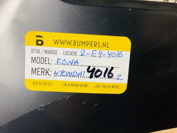 BUMPER HYUNDAI KONA  2017-2021 VOORBUMPER 2-E4-4016Z
