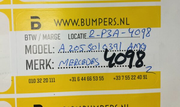 Koelerpakket Slang MERCEDES C KLASSE W205 C63 AMG Slang  2055010391 2-P3A-4098z