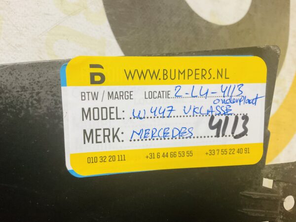 Onderplaat Mercedes V Klasse w447 Onderplaat/onderlip 2-L3-4113z