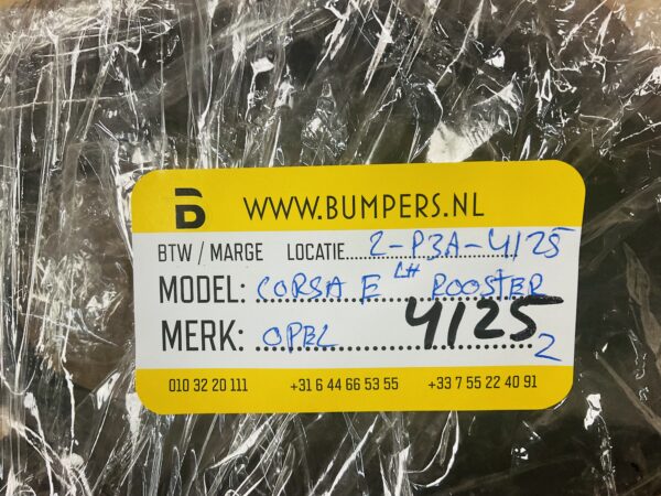 Rooster Opel Corsa E Rooster LH 2-P3A-4125z