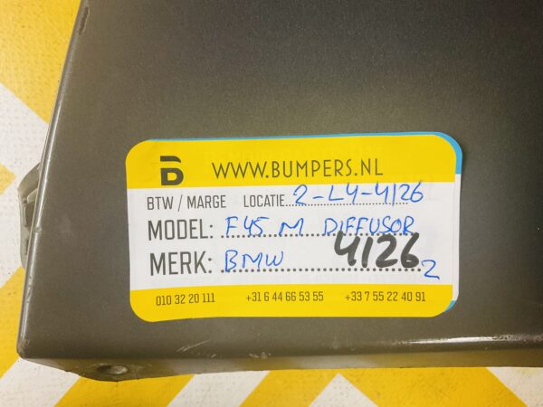 Diffusor BMW F45 M Bumper Spoiler 2-L4-4126z
