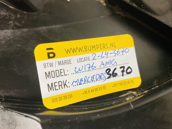 Bumper Lip Mercedes A Klasse W176 AMG A1768850736 Onderplaat 2-L4-3670Z