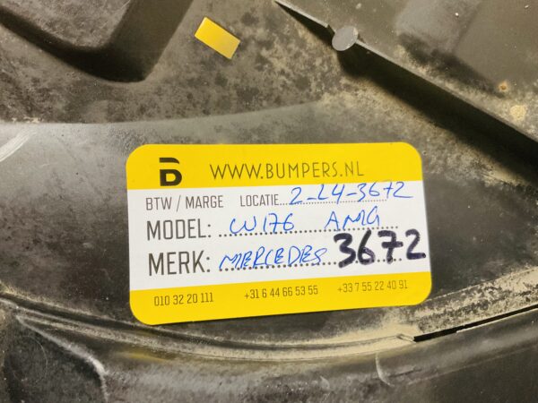 Bumper Lip Mercedes A Klasse W176 AMG A1768850736 Onderplaat 2-L4-3672Z