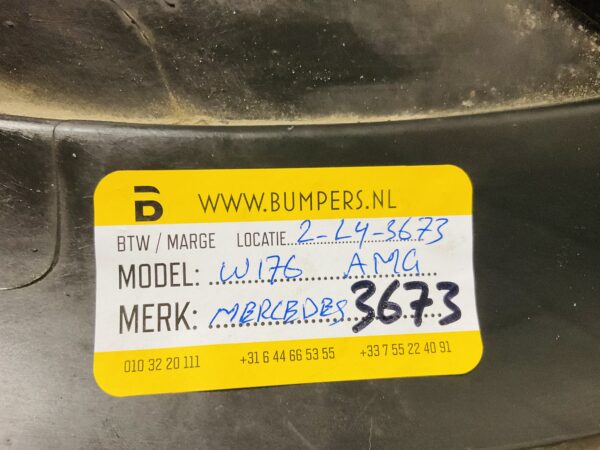 Bumper Lip Mercedes A Klasse W176 AMG A1768850136 Onderplaat 2-L4-3673Z