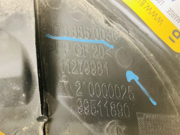 Bumper Lip Mercedes A Klasse W176 AMG A1768850036 Onderplaat 2-L4-3674Z