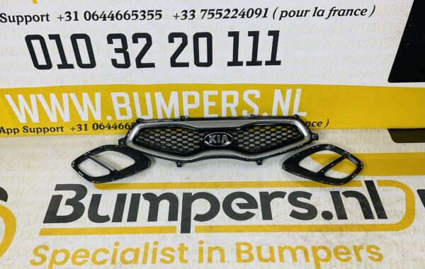 Grill Voorbumper Kia Picanto 2011-2017 Origineel Grill + Roosters 86351-1Y300 2-P4-4143z