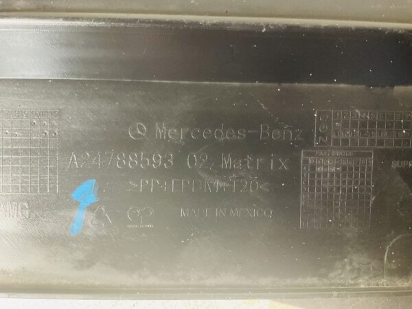 BumperLip Mercedes B Klasse W247 A24788593 Onderplaat 2-L4-3684z