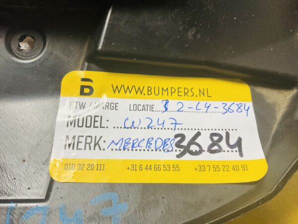 BumperLip Mercedes B Klasse W247 A24788593 Onderplaat 2-L4-3684z