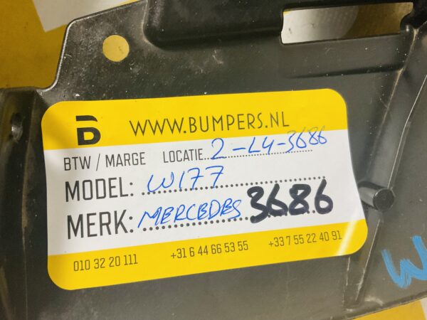 Bumper Lip Mercedes A Klasse W177 A1778854900 AMG Onderplaat 2-L4-3686Z