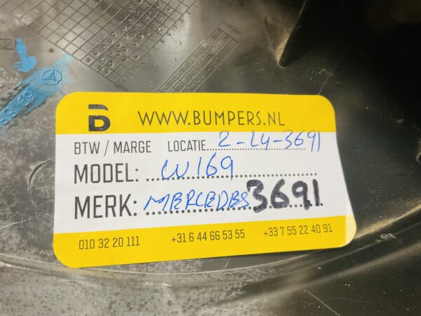 Bumperlip Mercedes B Klasse W169 A1698850136 Onderplaat 2-L4-3691