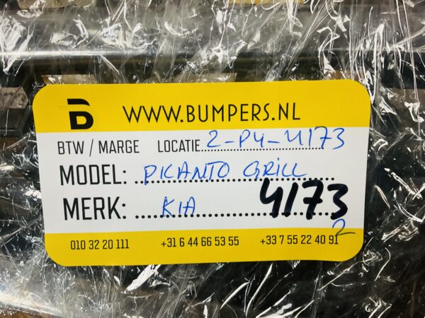 Bumper Gril Kia picanto Grill rooster Origineel 2-P4-4173z