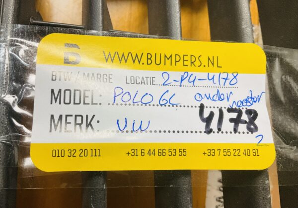 Grill Volkswagen Polo 6C Midden Rooster 2-P4-4178z