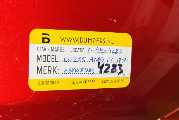 BUMPER Mercedes C Klasse W205 AMG Facelift 2017-2021 VOORBUMPER 1-A4-4283z