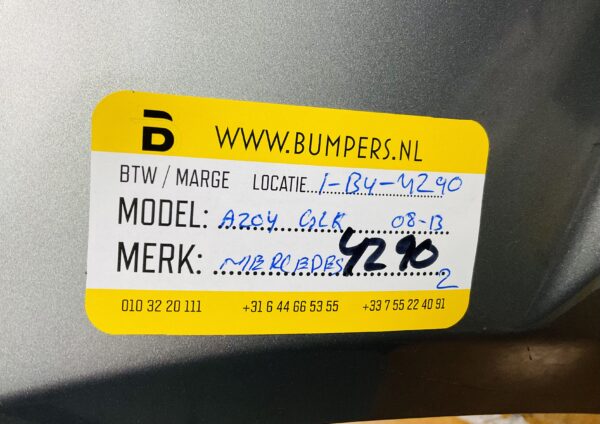 BUMPER Mercedes GLK Klasse A204 2008-2013 VOORBUMPER 1-B4-4290z