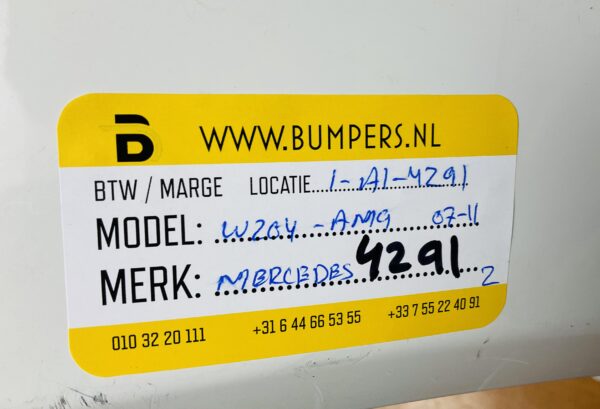 BUMPER Mercedes C Klasse W204 AMG 2007-2011 VOORBUMPER 1-A1-4291z